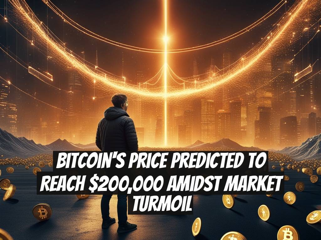 Bitcoin's Price Predicted to Reach $200,000 Amidst Market Turmoil