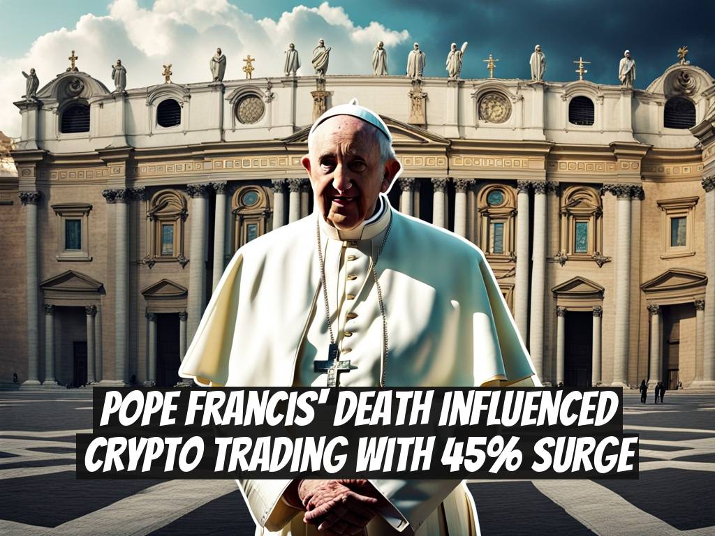 Pope Francis' Death Influenced Crypto Trading with 45% Surge