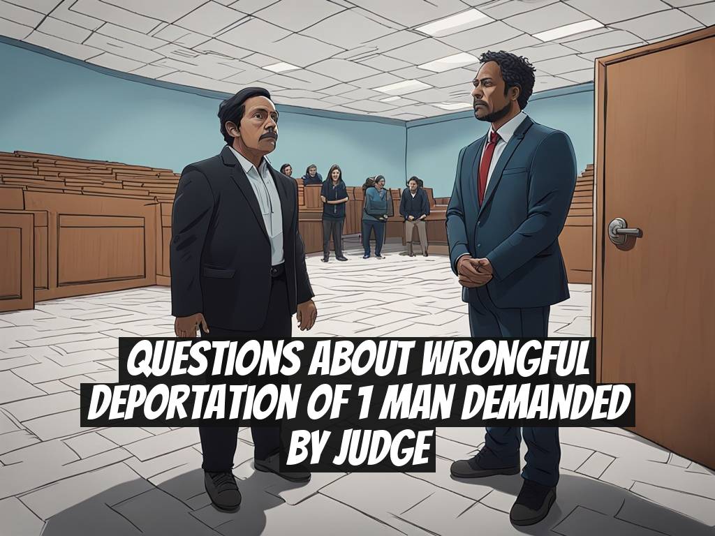 Questions About Wrongful Deportation of 1 Man Demanded by Judge