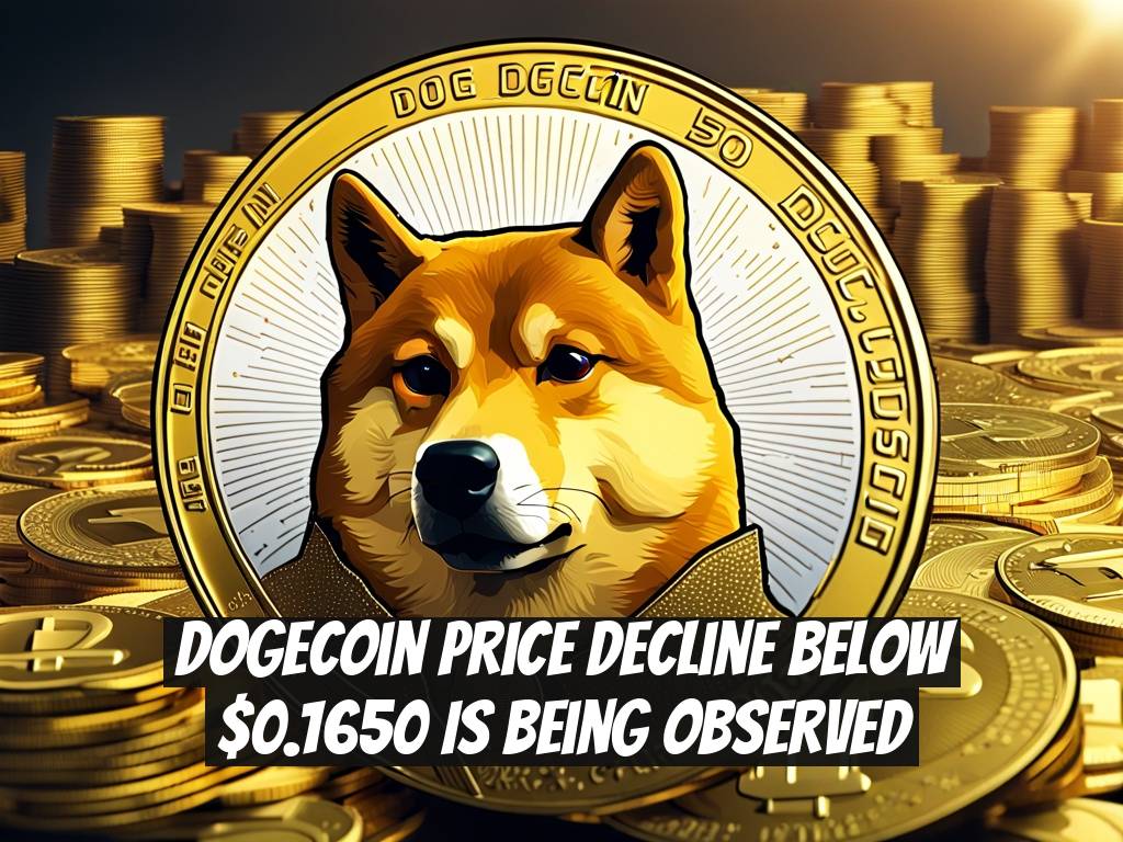 Dogecoin Price Decline Below $0.1650 is Being Observed