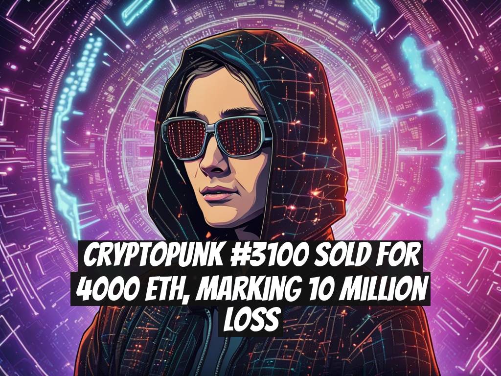 CryptoPunk #3100 Sold for 4000 ETH, Marking 10 Million Loss