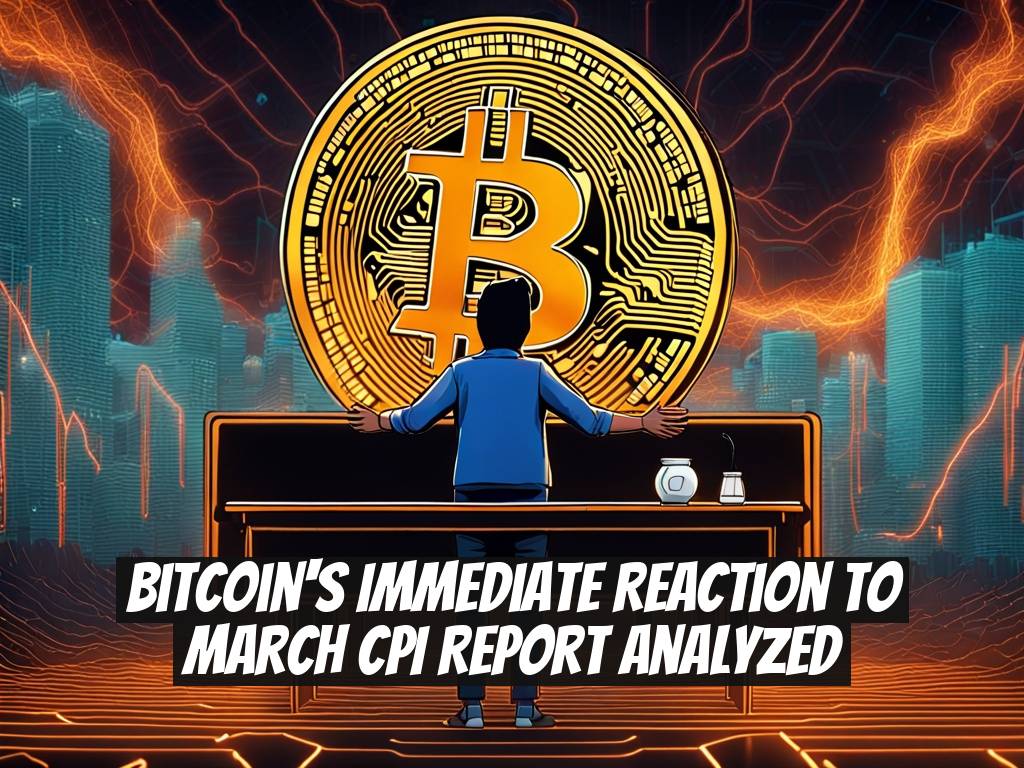 Bitcoin's Immediate Reaction to March CPI Report Analyzed