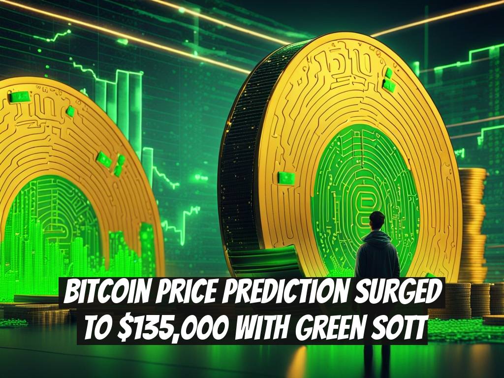 Bitcoin Price Prediction Surged to $135,000 with Green SOTT