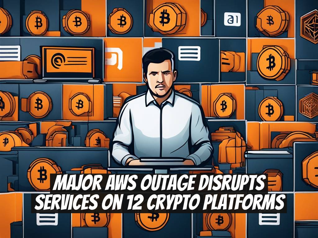 Major AWS Outage Disrupts Services on 12 Crypto Platforms