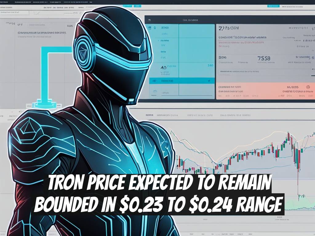 TRON Price Expected to Remain Bounded in $0.23 to $0.24 Range