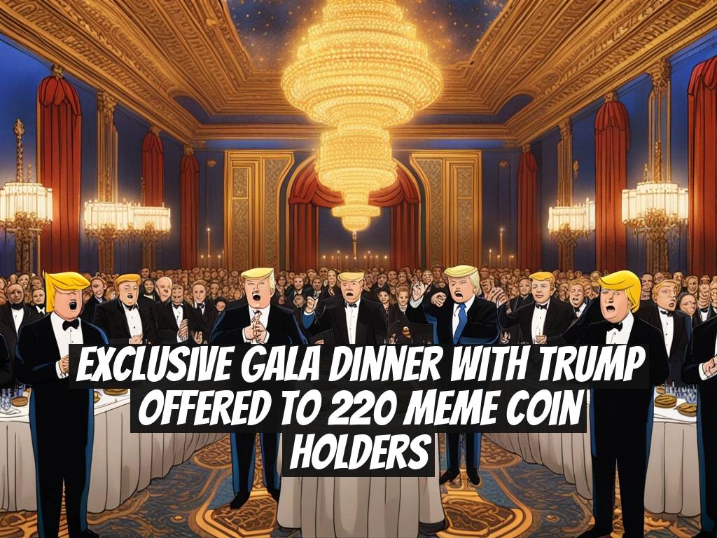 Exclusive Gala Dinner with Trump Offered to 220 Meme Coin Holders