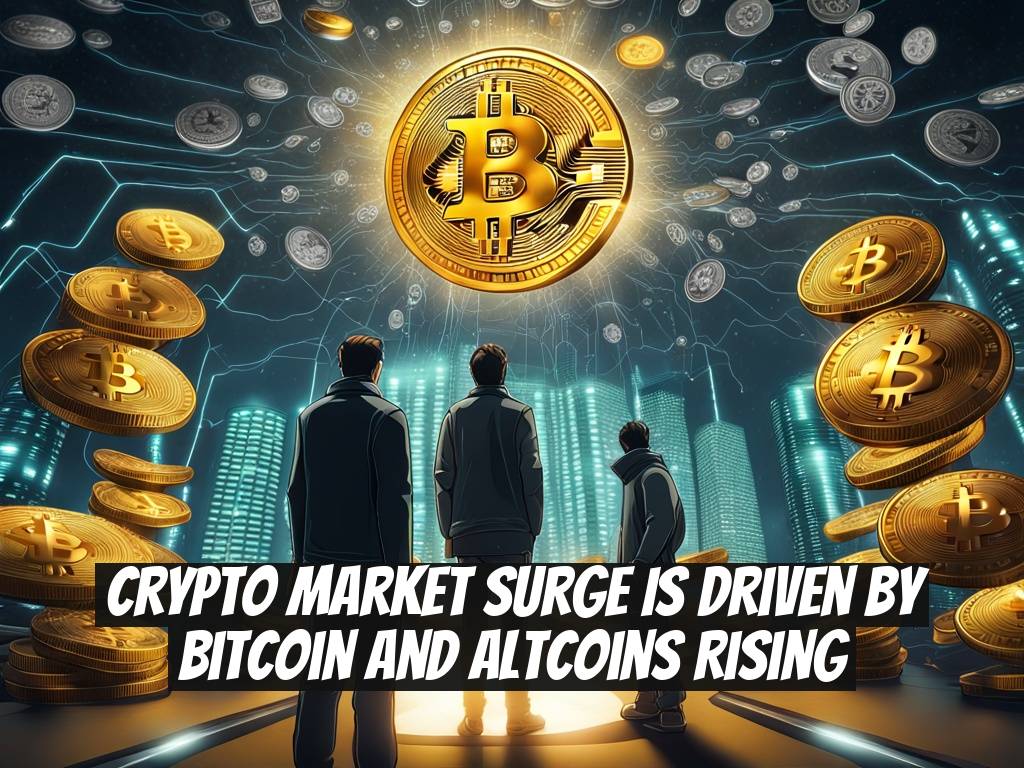 Crypto Market Surge is Driven by Bitcoin and Altcoins Rising