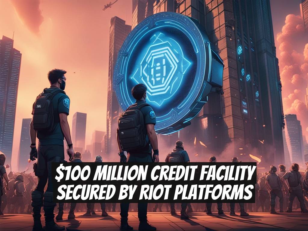 $100 Million Credit Facility Secured by Riot Platforms