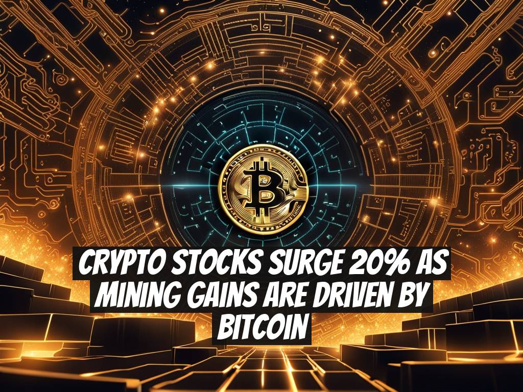 Crypto Stocks Surge 20% as Mining Gains Are Driven by Bitcoin