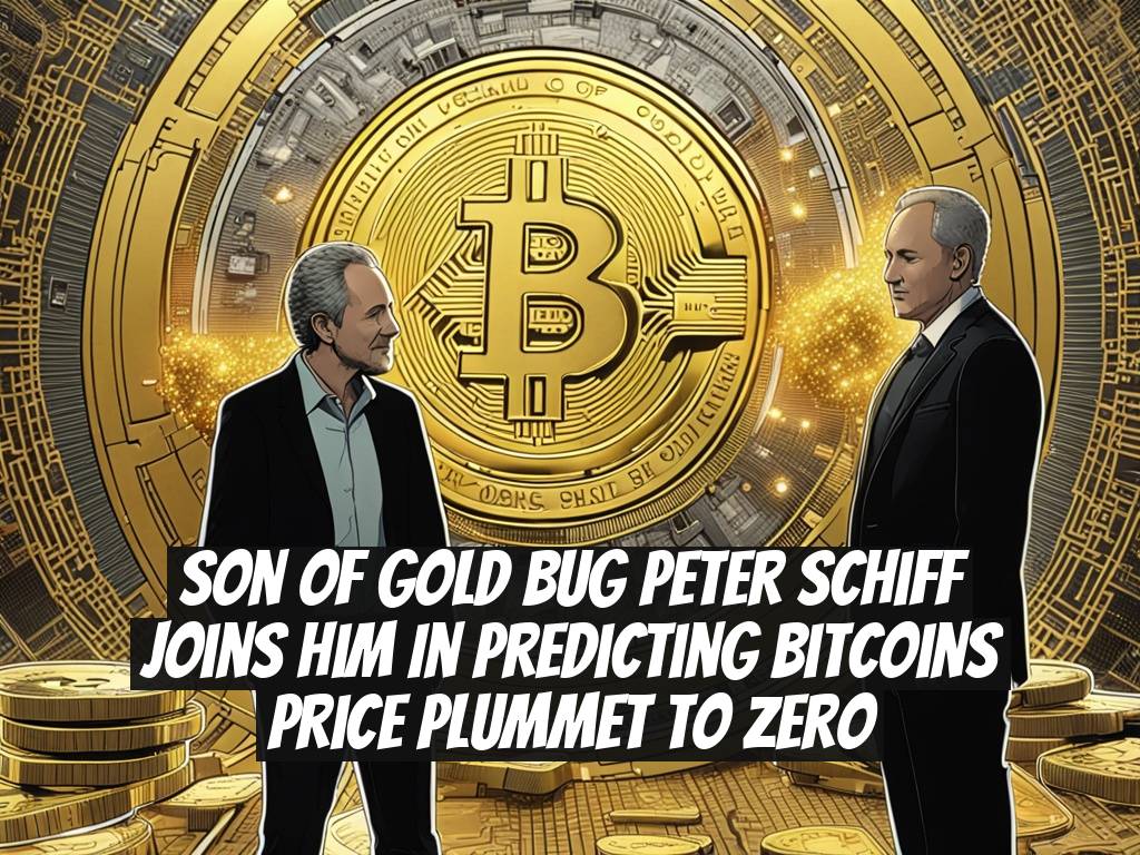 Son of Gold Bug Peter Schiff Joins Him in Predicting Bitcoins Price Plummet to Zero