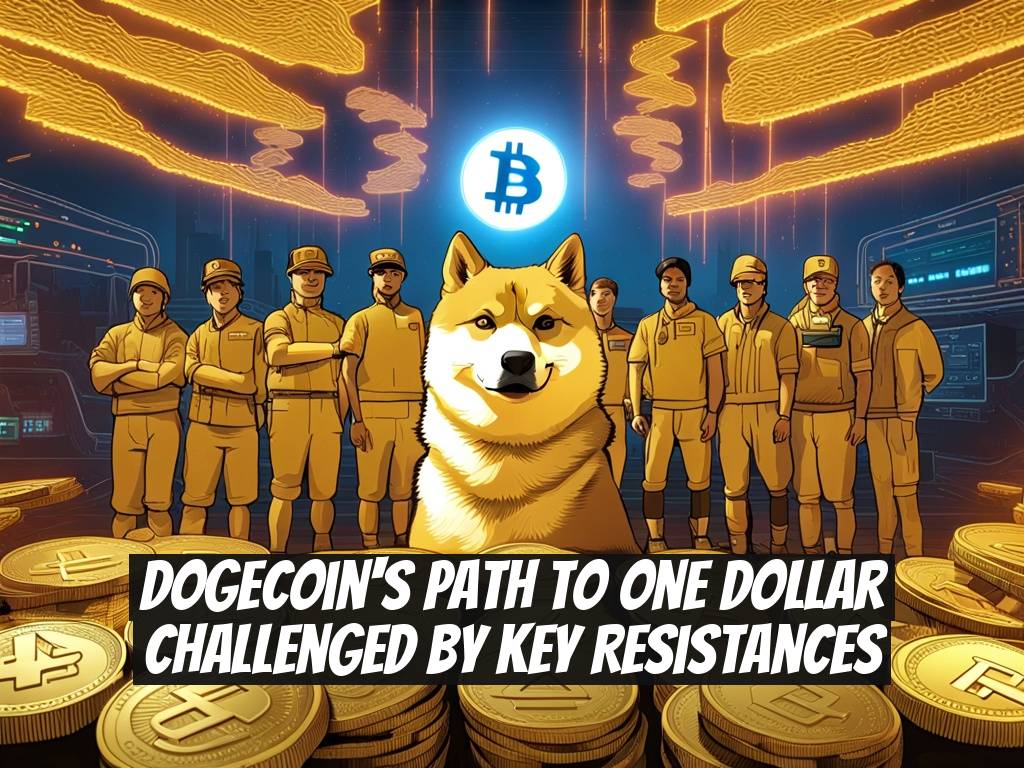Dogecoin's Path to One Dollar Challenged by Key Resistances