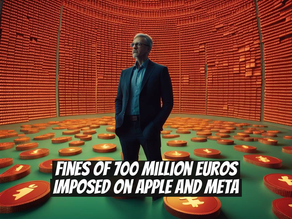 Fines of 700 Million Euros Imposed on Apple and Meta