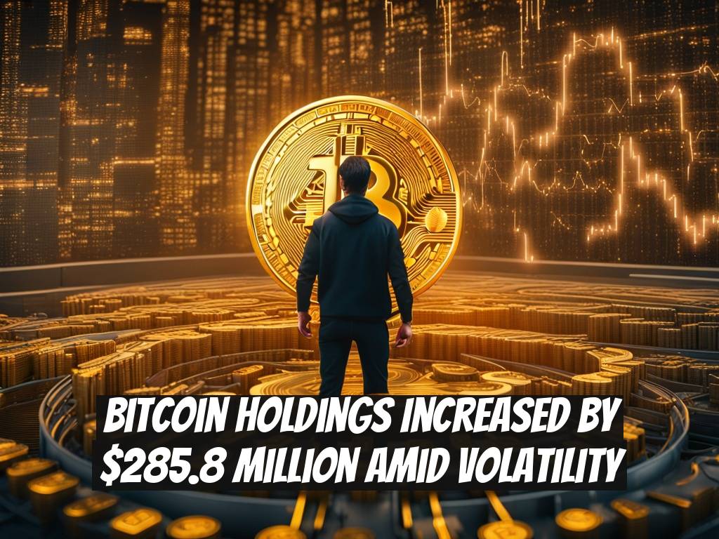 Bitcoin Holdings Increased by $285.8 Million Amid Volatility