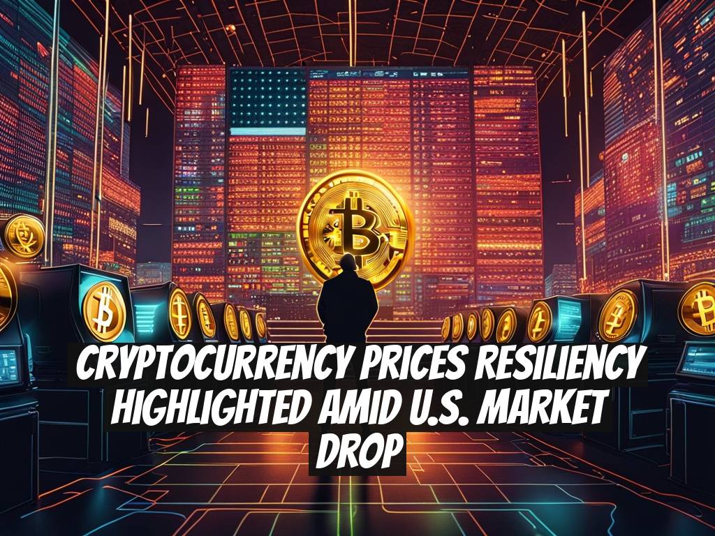 Cryptocurrency Prices Resiliency Highlighted Amid U.S. Market Drop