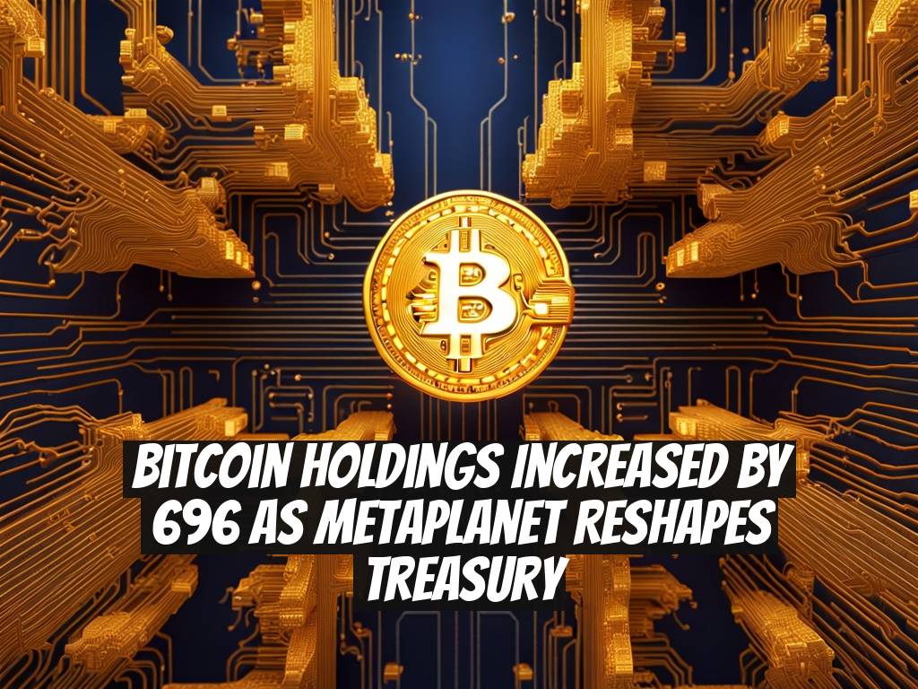Bitcoin Holdings Increased by 696 as Metaplanet Reshapes Treasury