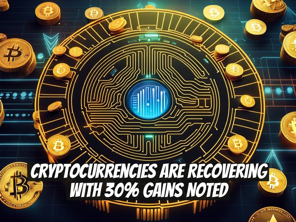 Cryptocurrencies are Recovering with 30% Gains Noted