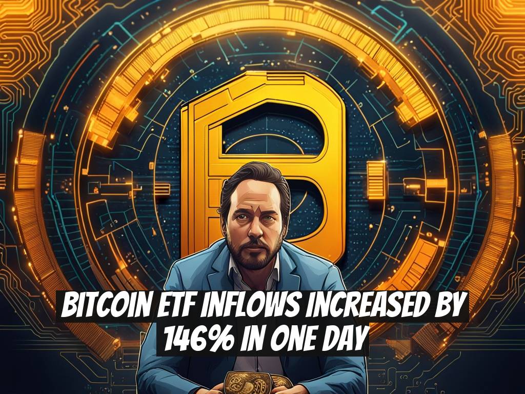 Bitcoin ETF Inflows Increased by 146% in One Day