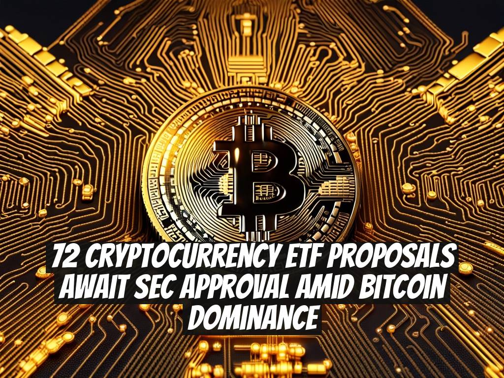 72 Cryptocurrency ETF Proposals Await SEC Approval Amid Bitcoin Dominance
