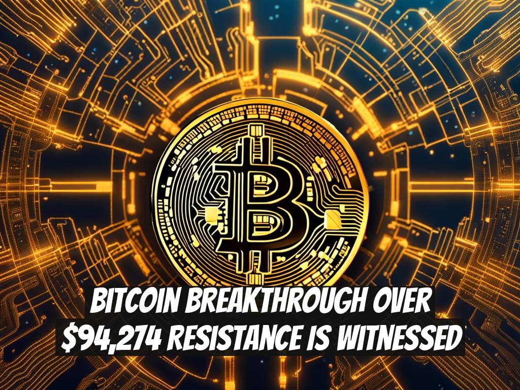 Bitcoin Breakthrough Over $94,274 Resistance Is Witnessed