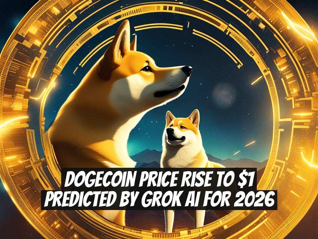 Dogecoin Price Rise to $1 Predicted by Grok AI for 2026