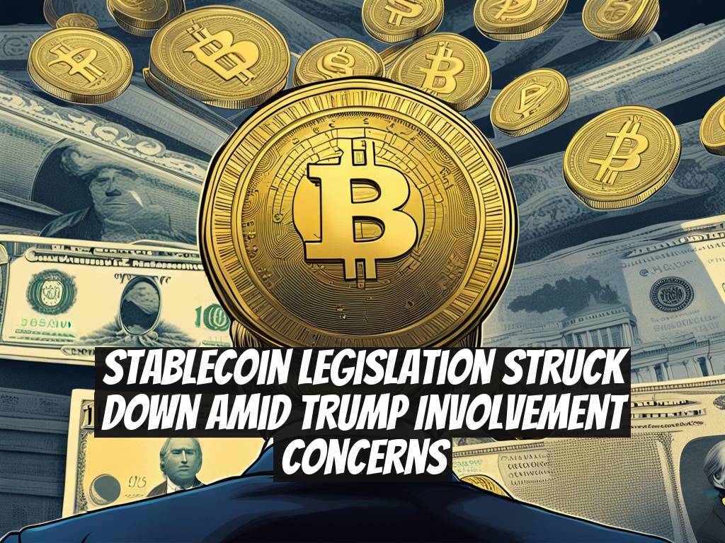 Stablecoin Legislation Struck Down Amid Trump Involvement Concerns