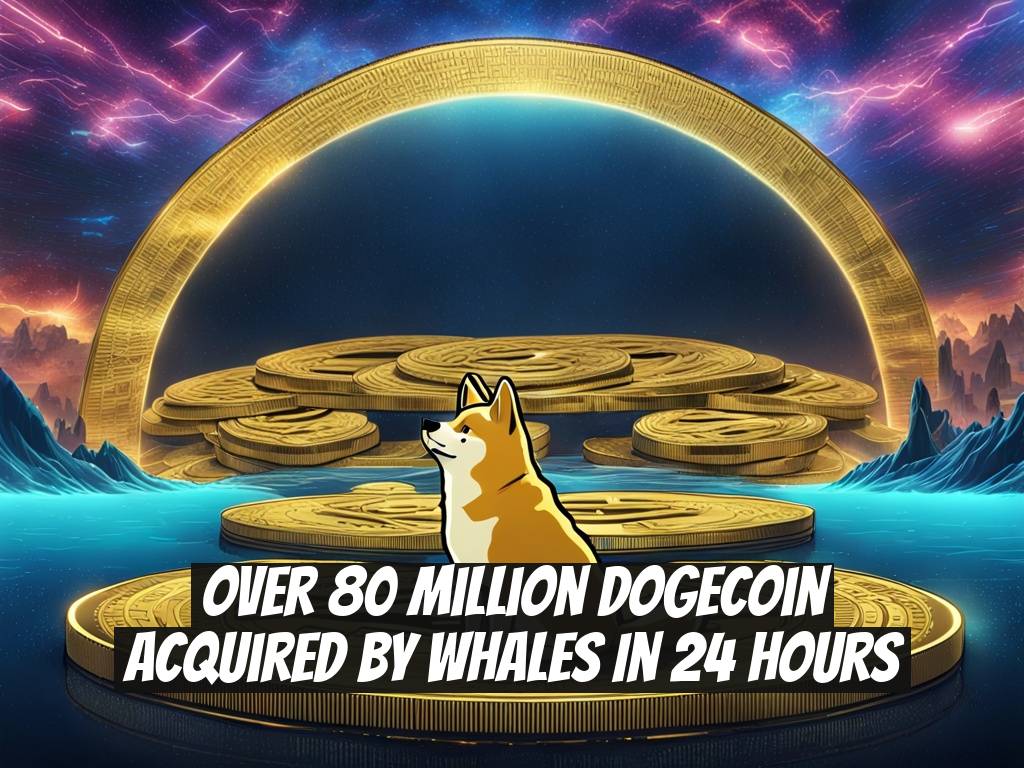 Over 80 Million Dogecoin Acquired by Whales in 24 Hours