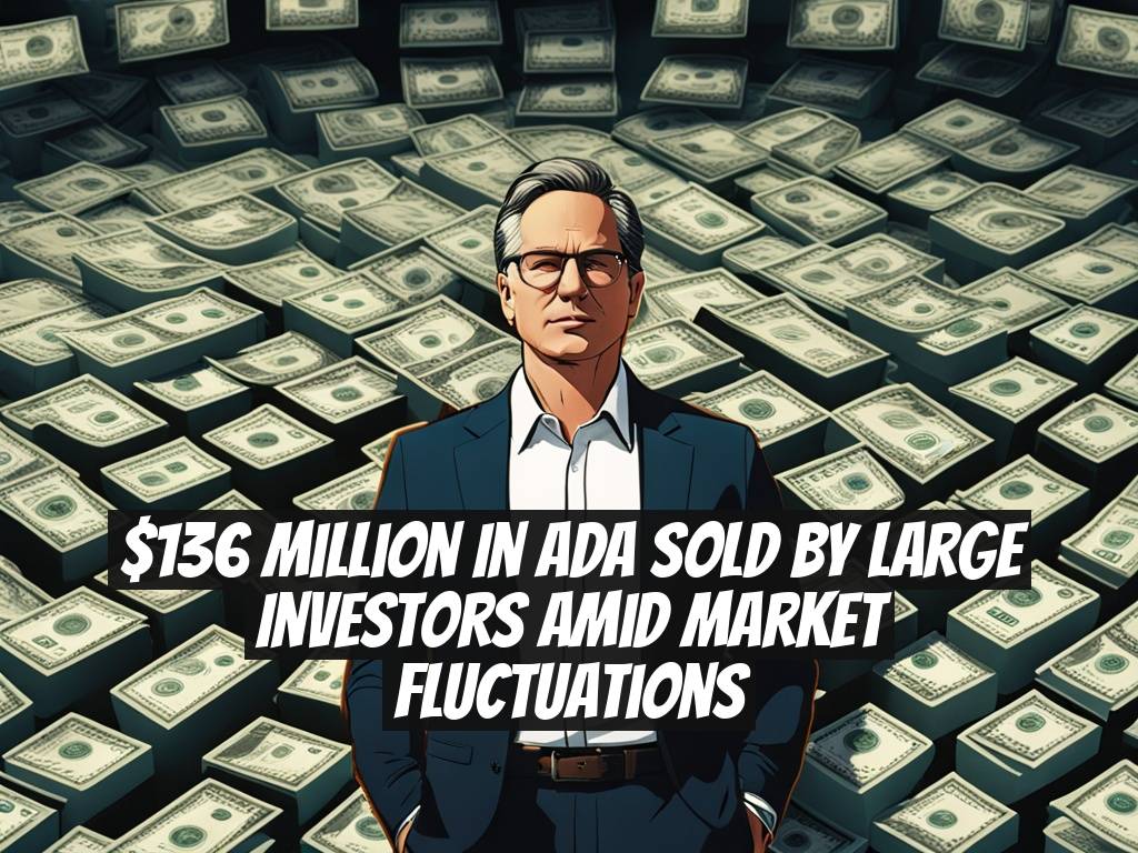 $136 Million in ADA Sold by Large Investors Amid Market Fluctuations