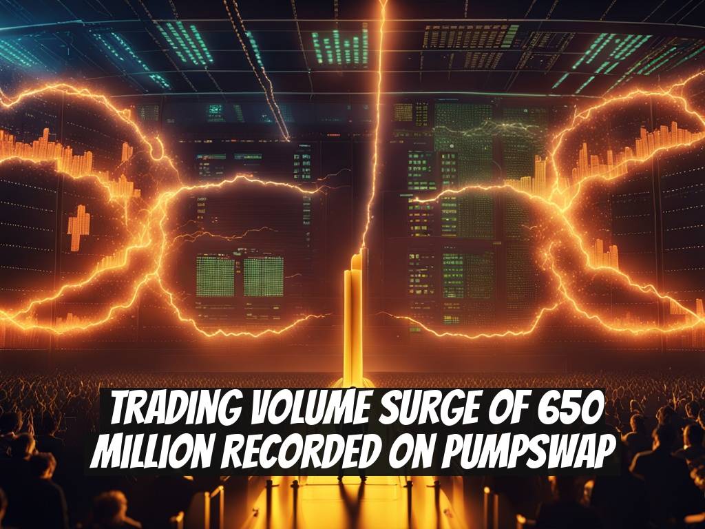 Trading Volume Surge of 650 Million Recorded on PumpSwap