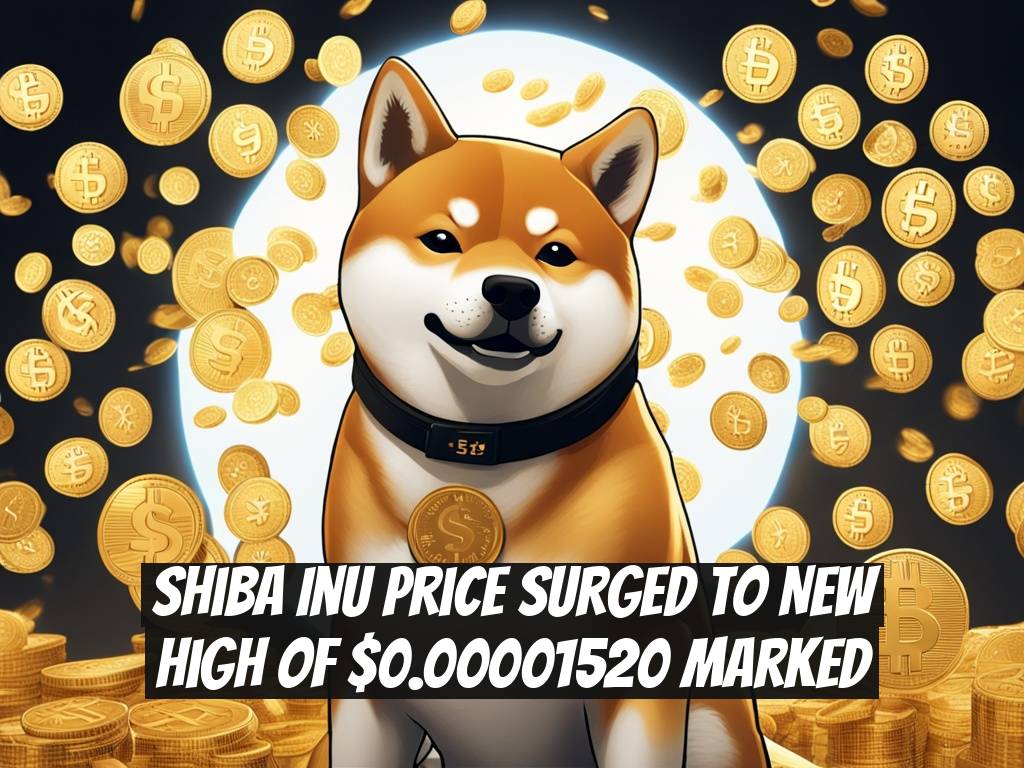 Shiba Inu Price Surged to New High of $0.00001520 Marked