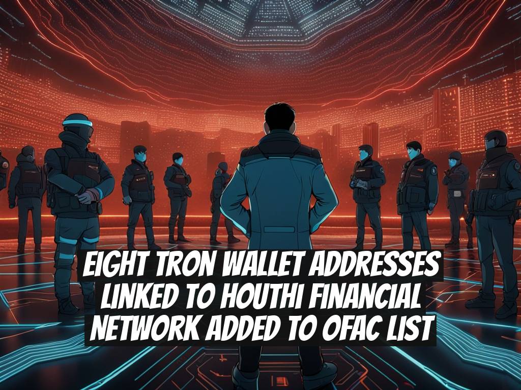 Eight Tron Wallet Addresses Linked to Houthi Financial Network Added to OFAC List