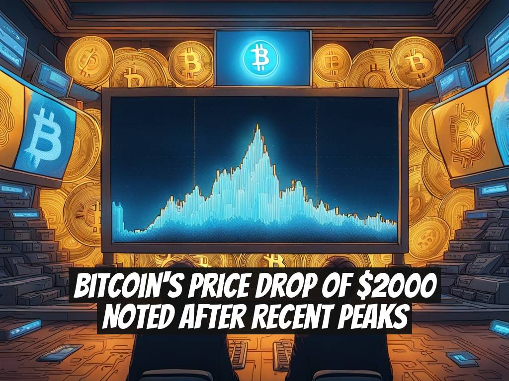 Bitcoin's Price Drop of $2000 Noted After Recent Peaks