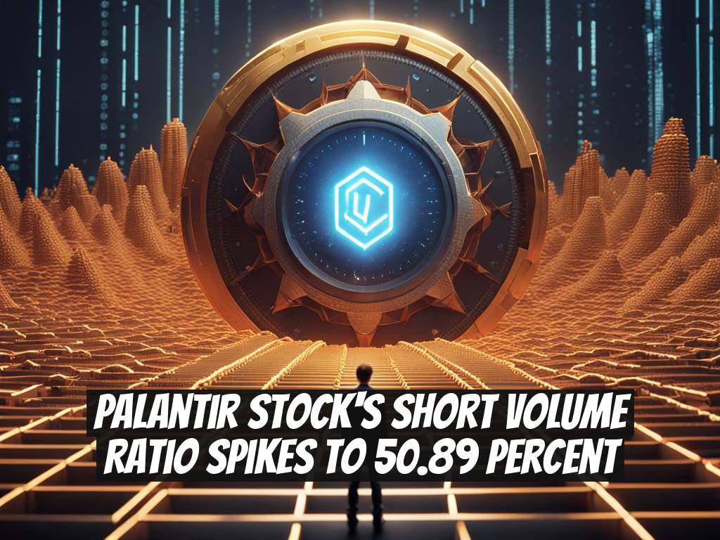 Palantir Stock's Short Volume Ratio Spikes to 50.89 Percent