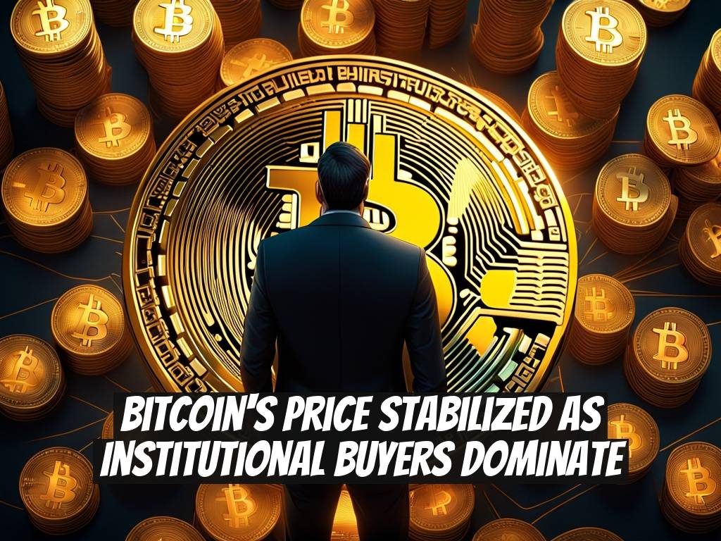 Bitcoin's Price Stabilized as Institutional Buyers Dominate