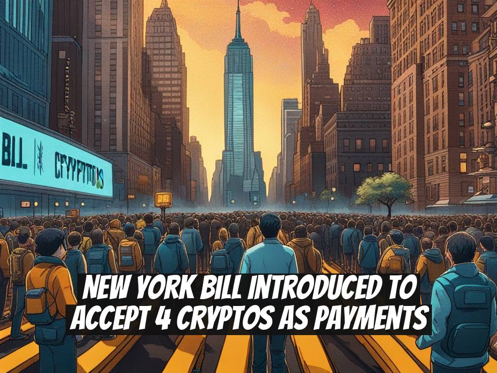 New York Bill Introduced to Accept 4 Cryptos as Payments