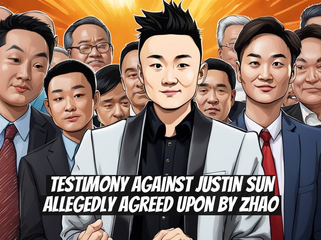 Testimony Against Justin Sun Allegedly Agreed Upon by Zhao