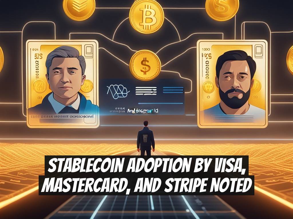 Stablecoin Adoption by Visa, Mastercard, and Stripe Noted
