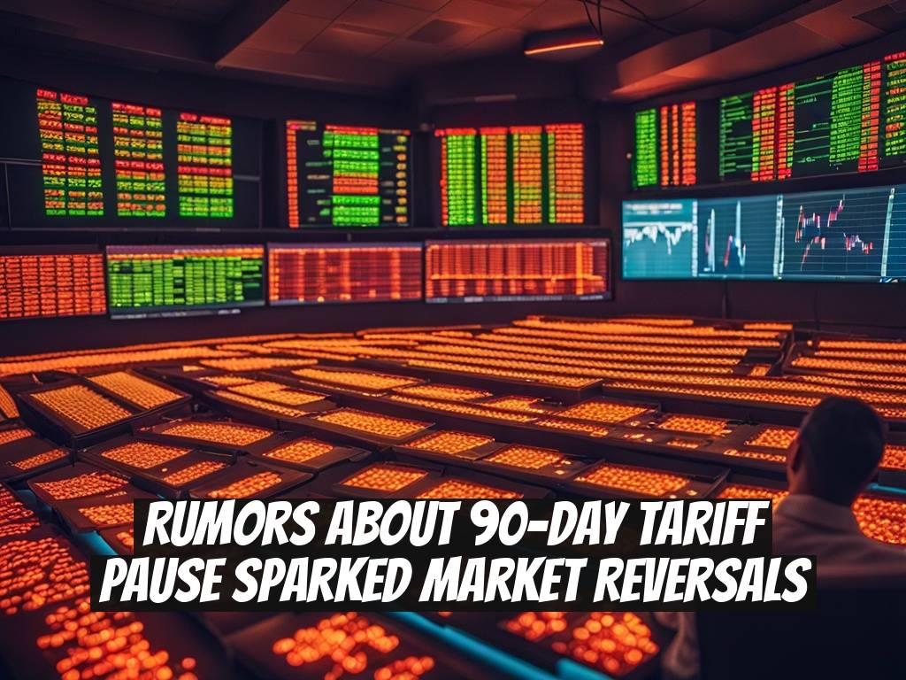 Rumors About 90-Day Tariff Pause Sparked Market Reversals