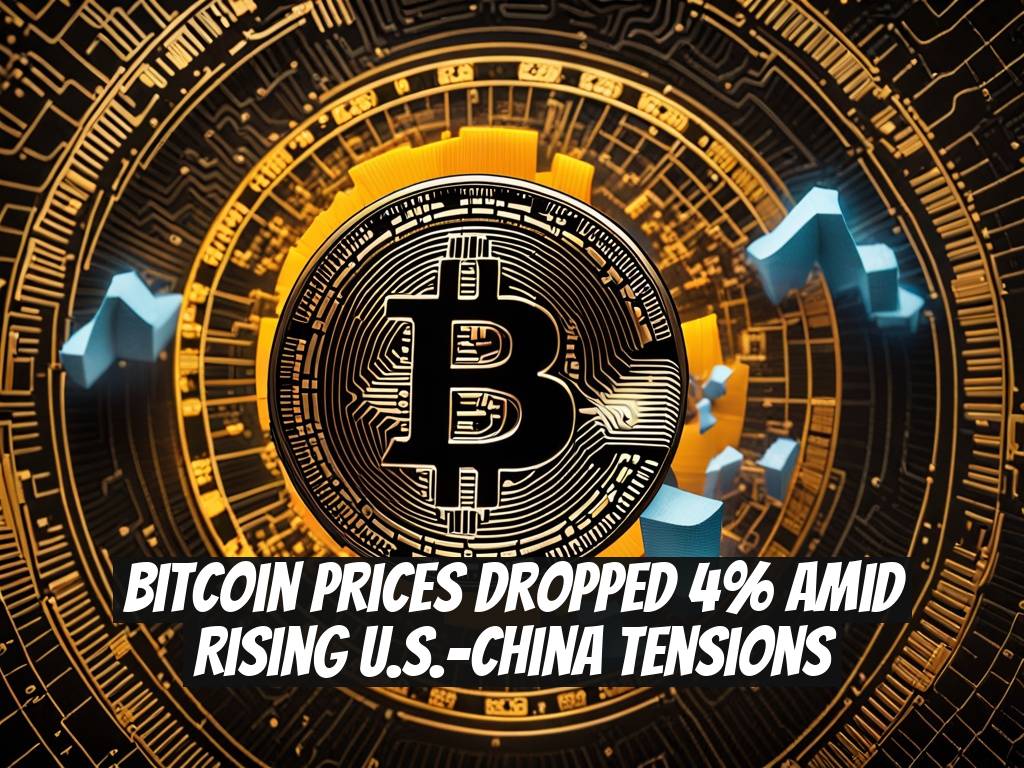 Bitcoin Prices Dropped 4% Amid Rising U.S.-China Tensions