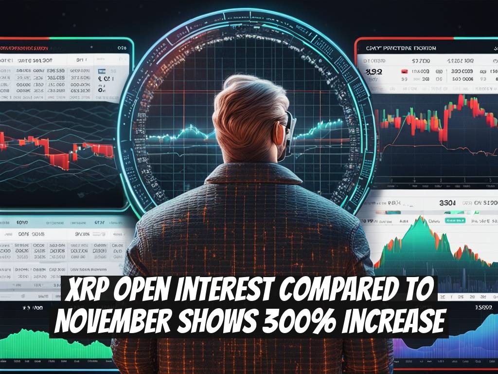 XRP Open Interest Compared to November Shows 300% Increase