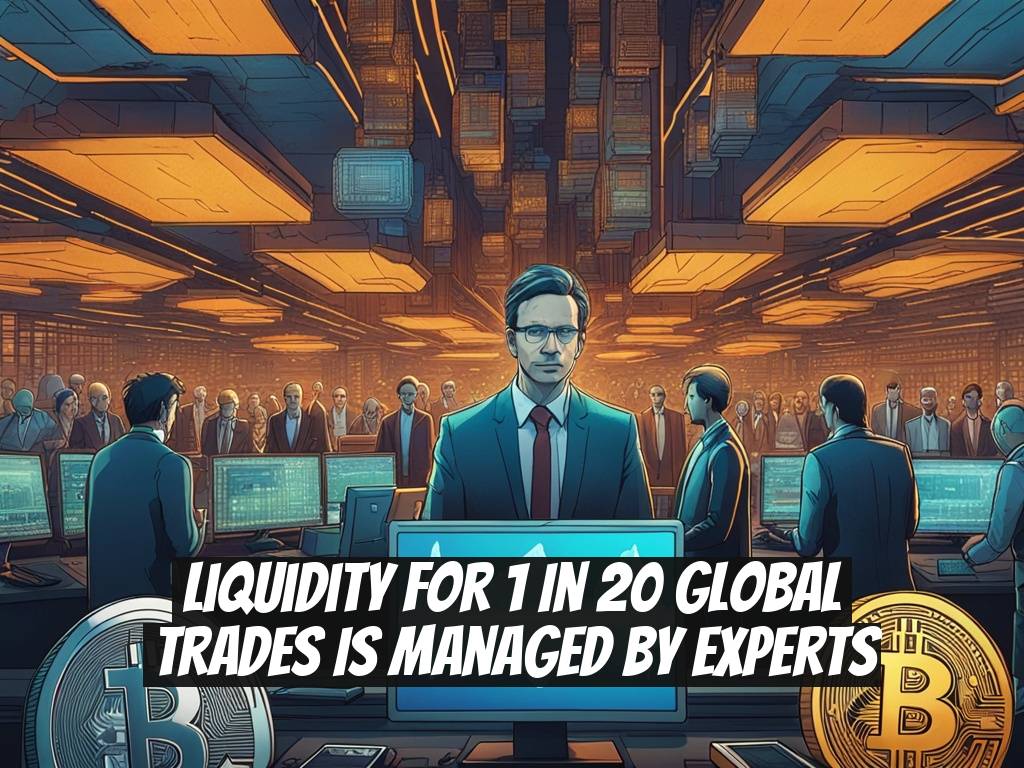 Liquidity for 1 in 20 Global Trades is Managed by Experts