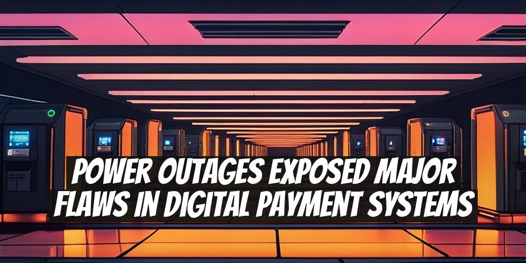 Power Outages Exposed Major Flaws in Digital Payment Systems