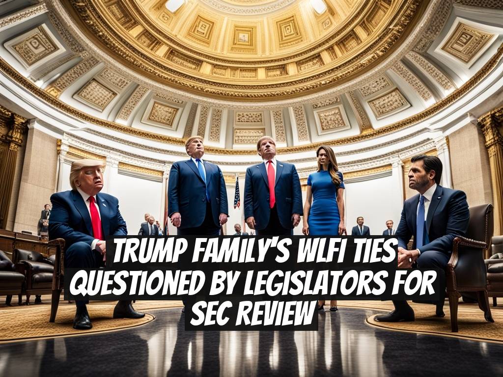 Trump Family's WLFI Ties Questioned by Legislators for SEC Review