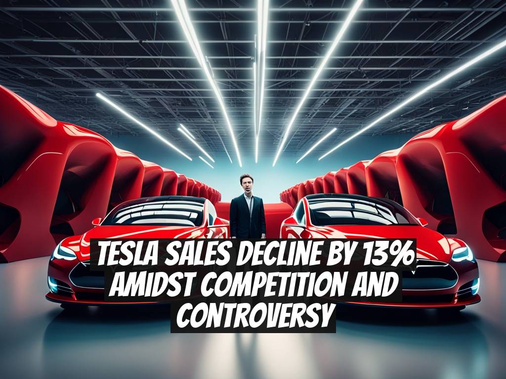 Tesla Sales Decline by 13% Amidst Competition and Controversy