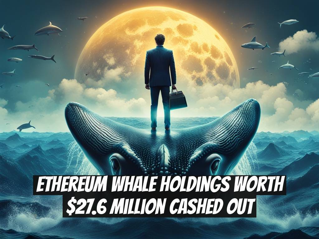 Ethereum Whale Holdings Worth $27.6 Million Cashed Out