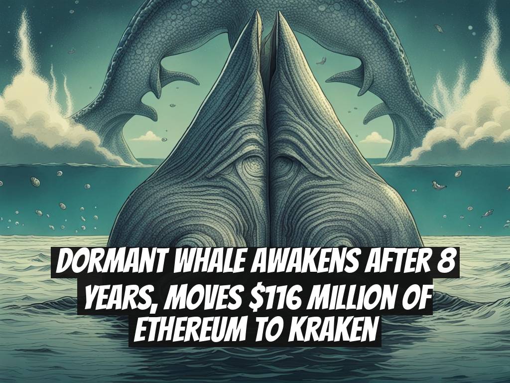 Dormant Whale Awakens After 8 Years, Moves $116 Million of Ethereum to Kraken