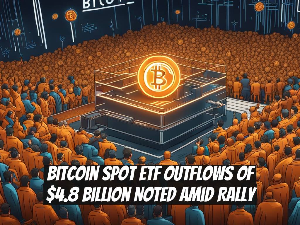 Bitcoin Spot ETF Outflows of $4.8 Billion Noted Amid Rally