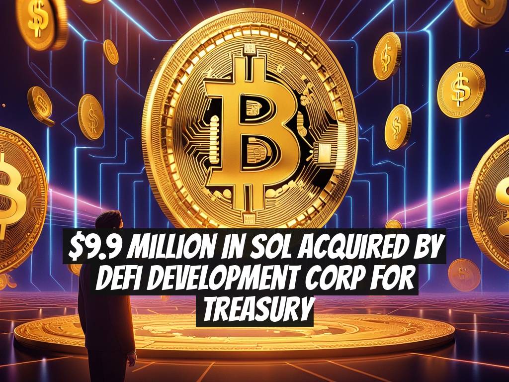 $9.9 Million in SOL Acquired by DeFi Development Corp for Treasury