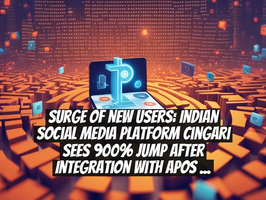 Surge of New Users: Indian Social Media Platform Cingari Sees 900% Jump After Integration with Apos Blockchain