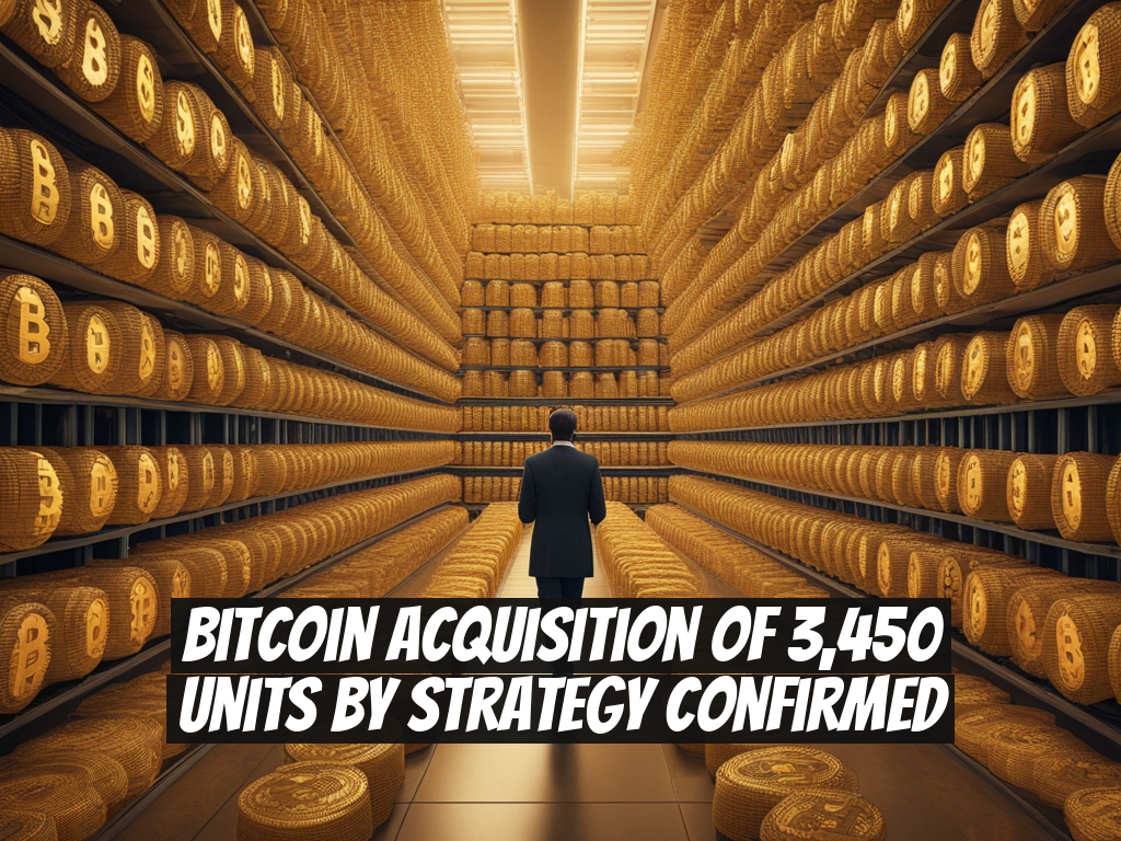 Bitcoin Acquisition of 3,450 Units by Strategy Confirmed