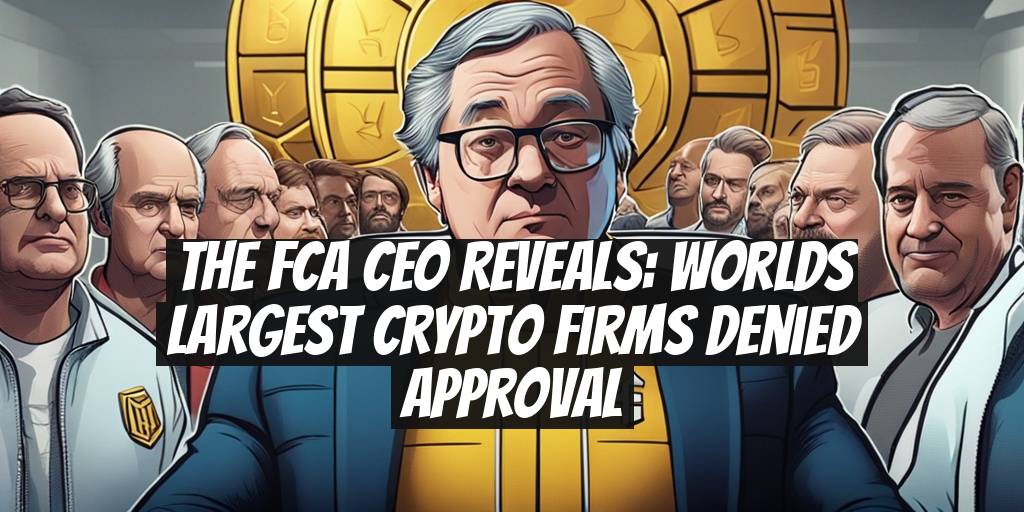 The FCA CEO Reveals: Worlds Largest Crypto Firms Denied Approval